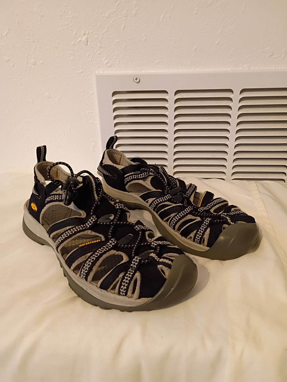 KEEN Black/Grey Closed-Toe Sandals